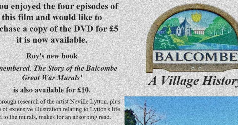 Balcombe – A Village History – DVD Now available