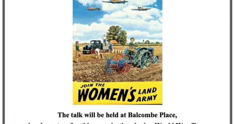 AN ILLUSTRATED TALK ON THE WOMEN’S LAND ARMY