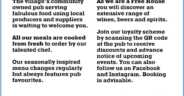 Balcombe Community Pub Ltd – 5th Annual Members’ Meeting – 26th May